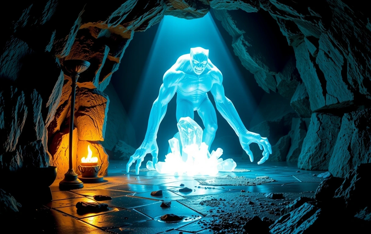 The Crystal Golem Boss